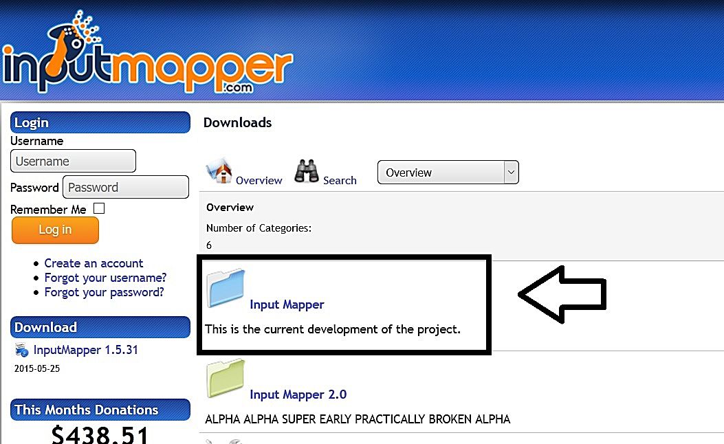 install inputmapper